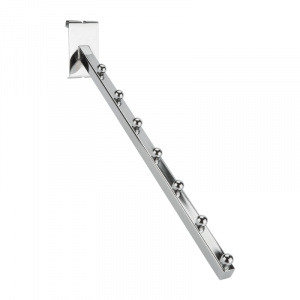 7 Ball Sloping Display Arm for Gridwall Mesh Panels