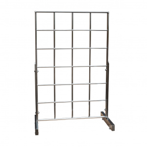 Counter Top Gridwall Display - Chrome