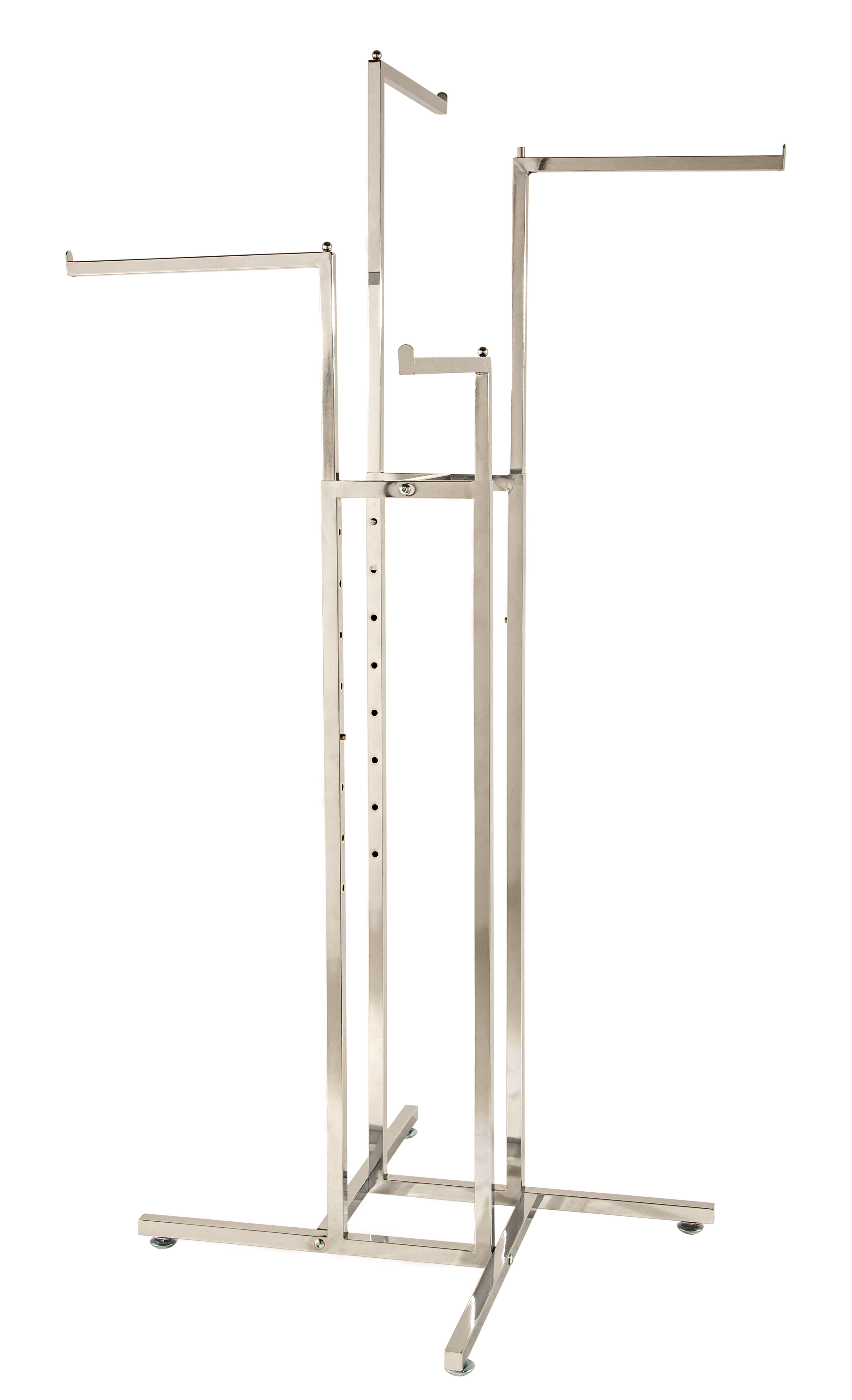 4 Way Clothes Rail in Chrome