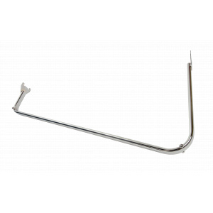 Oblique 1 metre Chrome rail