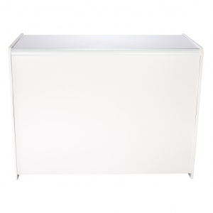 Solid Shop Counter - 1200mm - White