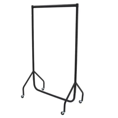 2ft Heavy Duty Clothes Rail - Black