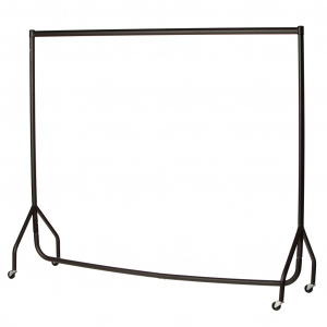 4ft Heavy Duty Clothes Rail - Black