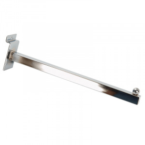 Straight Arm for Slatwall – 400mm / 16″