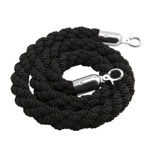 Twisted Barrier Rope 1.5m Black