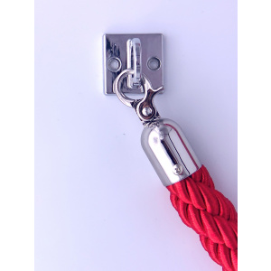 Chrome Wall Mount Hook For Static Rope